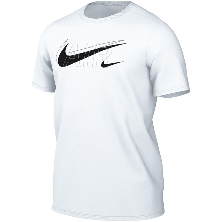 Nike White T-Shirt With Black Air Logo